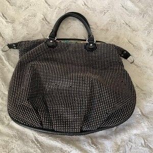 Stephanie Nicole black studded handbag